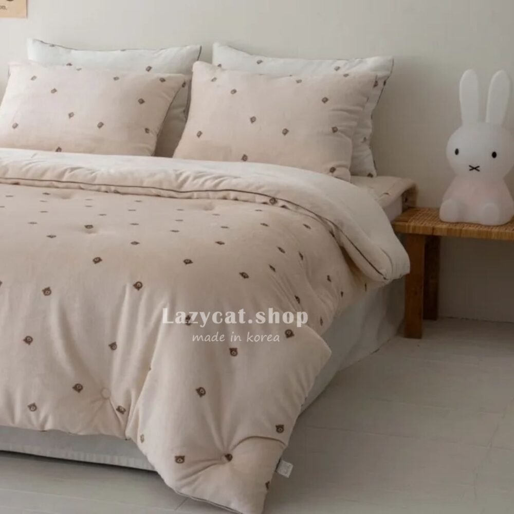 溫暖熊熊冬被 (10) 【韓國冬被】正韓🇰🇷溫暖熊熊毛絨 雙面絨冬被