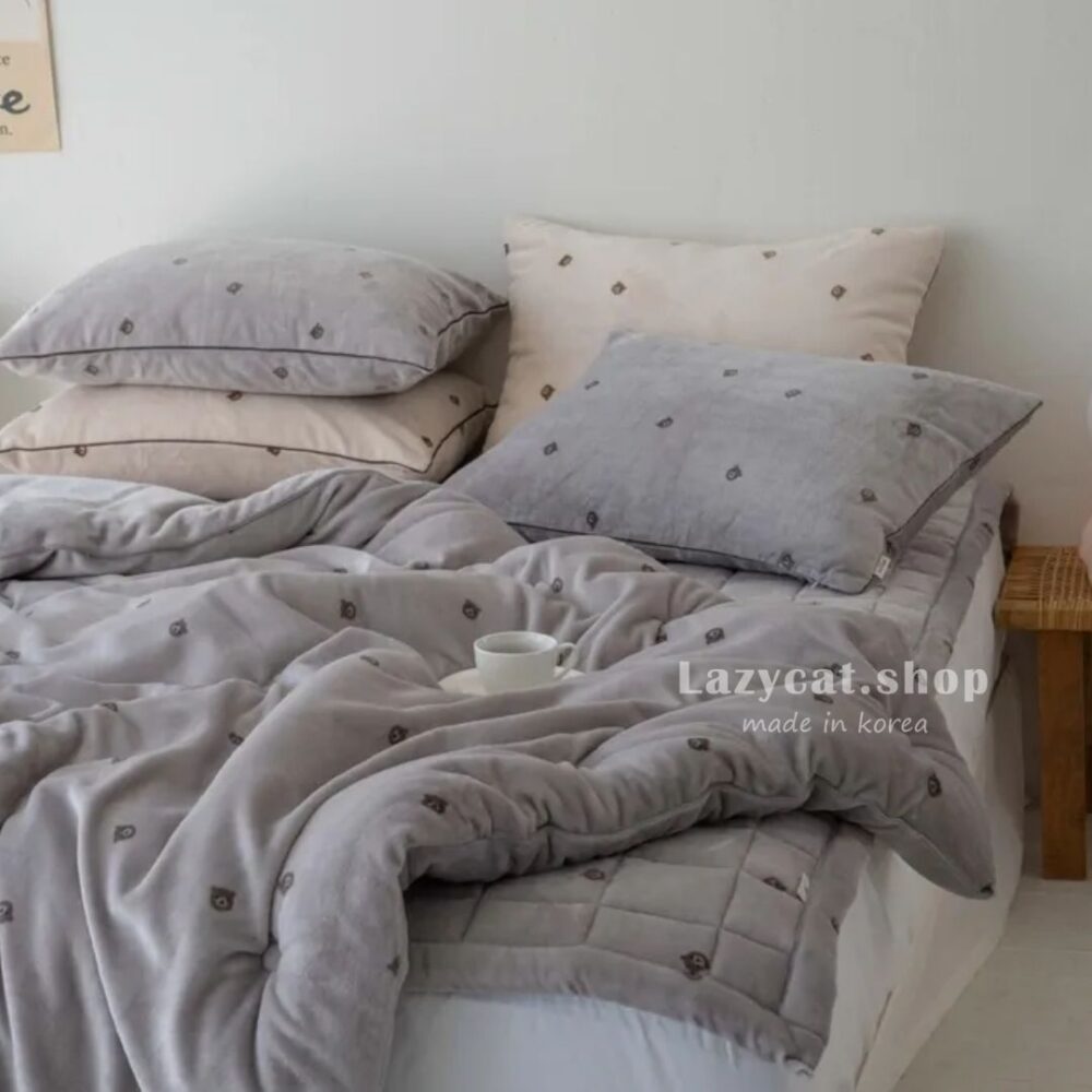 溫暖熊熊冬被 (9) 【韓國冬被】正韓🇰🇷溫暖熊熊毛絨 雙面絨冬被