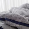 無印撞色毛絨🤍🖤雙材質冬被 (9) (預購)【韓國冬被】正韓🇰🇷無印撞色毛絨 雙材質冬被🤍🖤