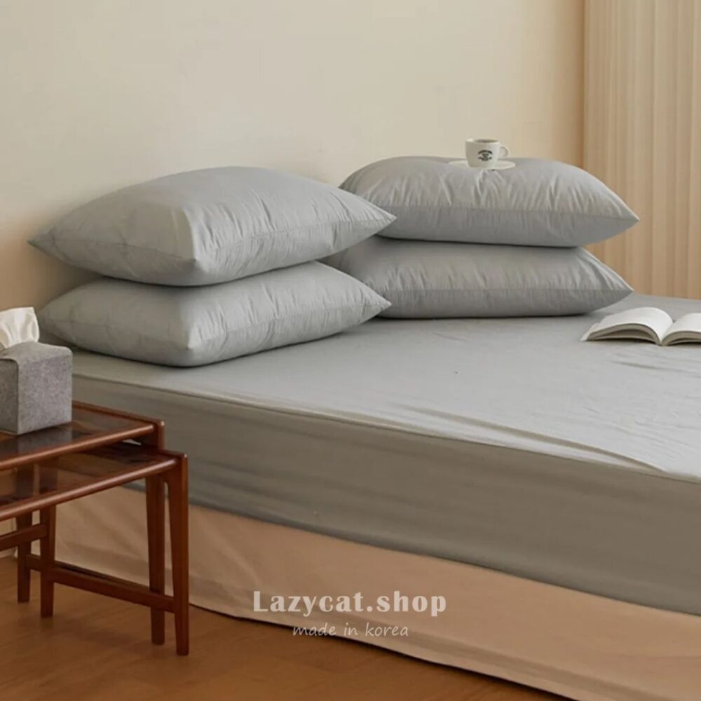 無印百搭床包 (4) 【韓國床包】正韓🇰🇷無印百搭床包 M2防塵蟎床包(無鋪棉款)4色