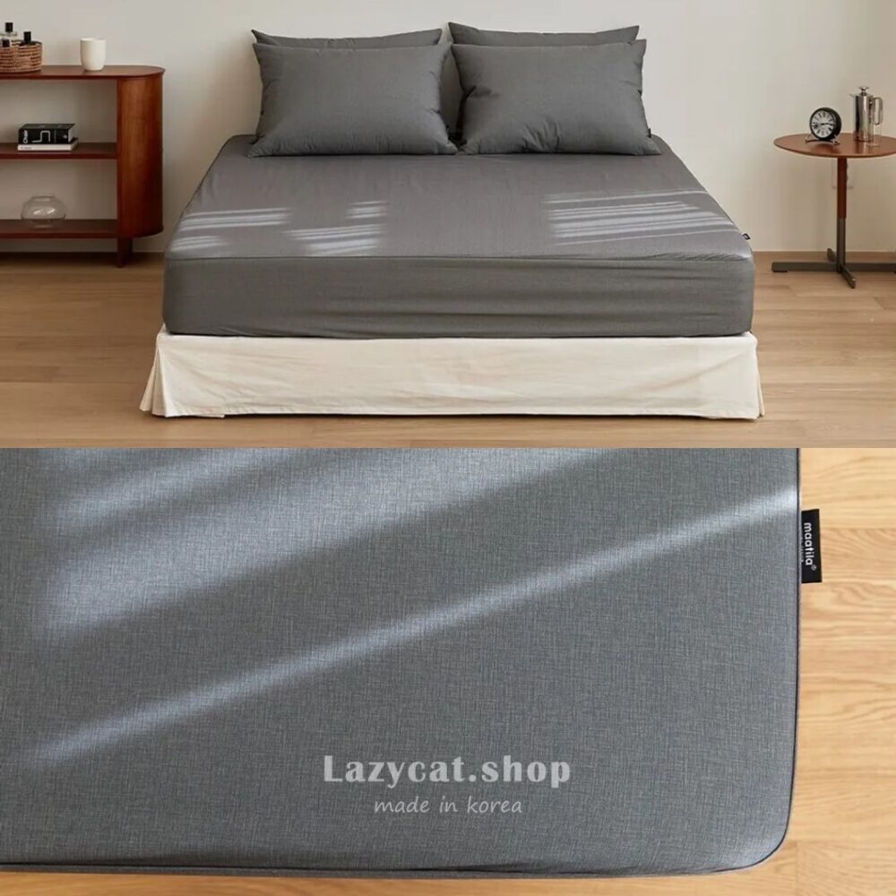 無印百搭床包 (6) 【韓國床包】正韓🇰🇷無印百搭床包 M2防塵蟎床包(無鋪棉款)4色