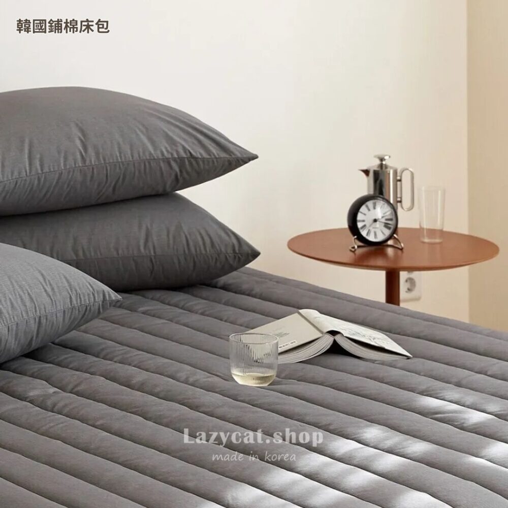 無印百搭床包 (9) 【韓國床包】正韓🇰🇷無印百搭床包 M2防塵蟎床包(鋪棉款)4色