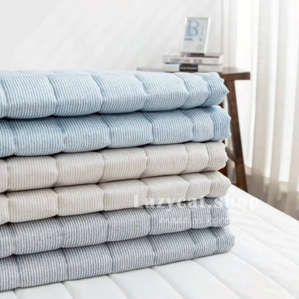 簡約條紋 厚款四季被 (5) 【韓國四季被】正韓🇰🇷簡約條紋 厚款四季被