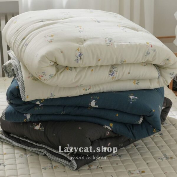 25FW801121 (預購)【韓國四季被】正韓🇰🇷花園小鴨 薄款/厚款四季被🦆 (只有單人)