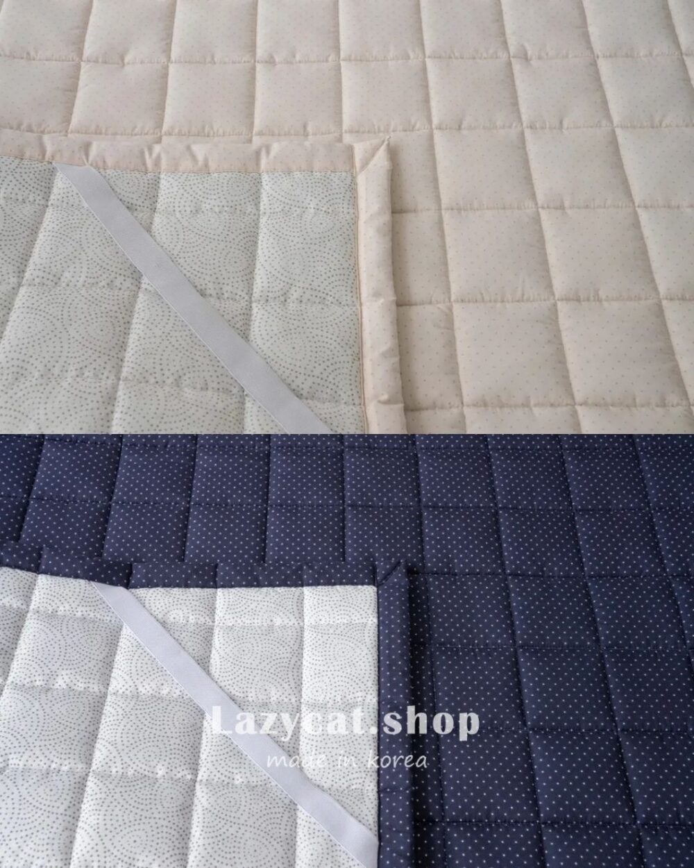 蝴蝶結格紋 厚款四季被 (1) (預購)【韓國四季被】正韓🇰🇷蝴蝶結格紋 厚款四季被💙