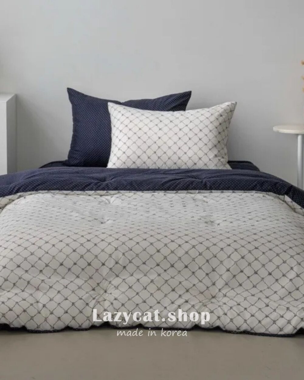 蝴蝶結格紋 厚款四季被 (9) (預購)【韓國四季被】正韓🇰🇷蝴蝶結格紋 厚款四季被💙