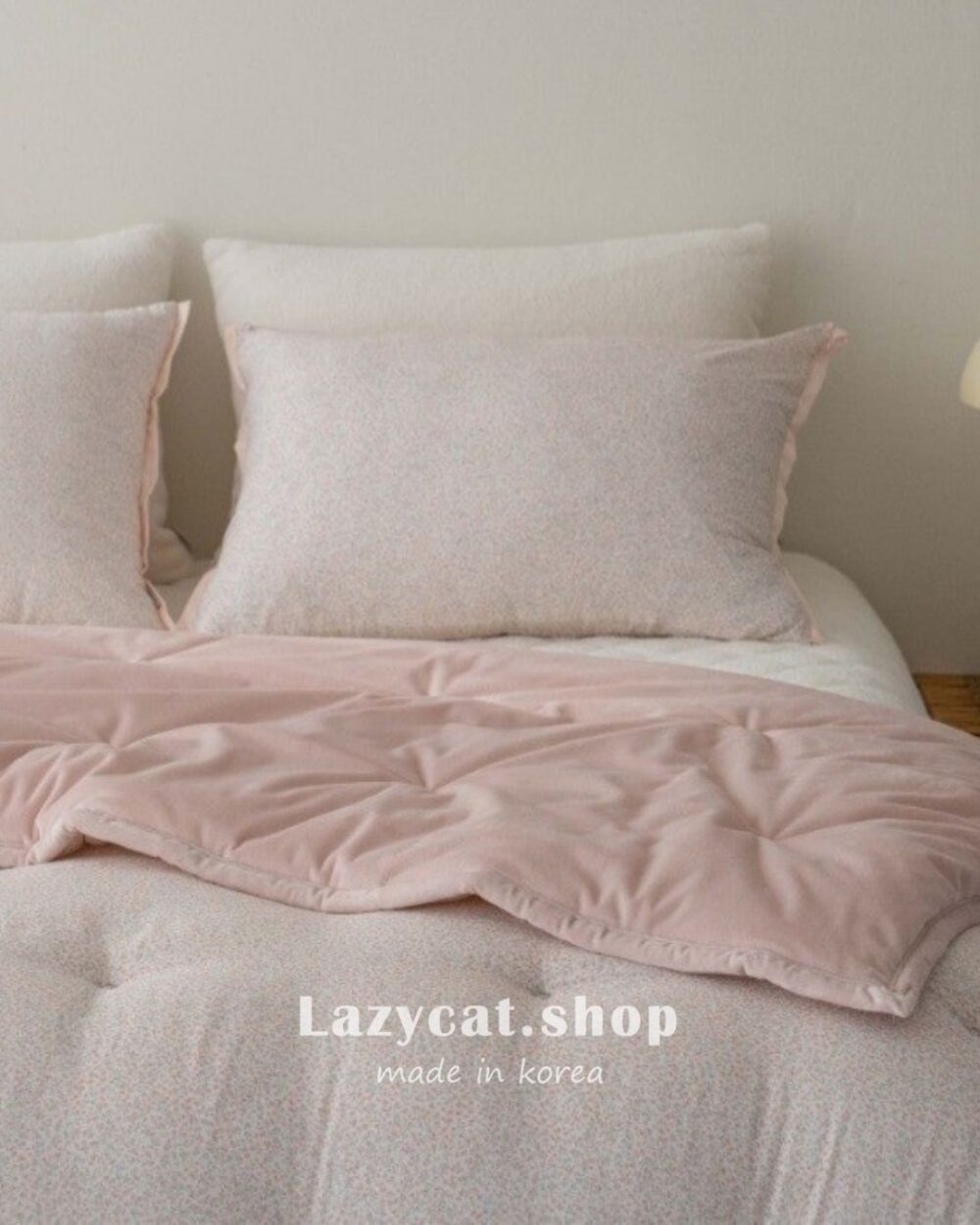 韓系碎花毛絨 雙材質薄冬被 (5) (預購)【韓國冬被】正韓🇰🇷韓系碎花毛絨 雙材質冬被💐