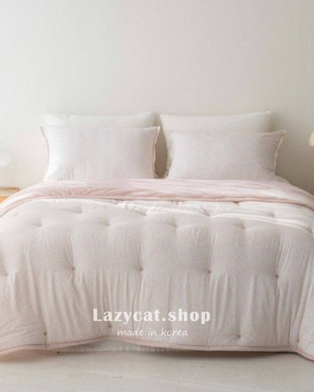 韓系碎花毛絨 雙材質薄冬被 (6) (預購)【韓國冬被】正韓🇰🇷韓系碎花毛絨 雙材質冬被💐