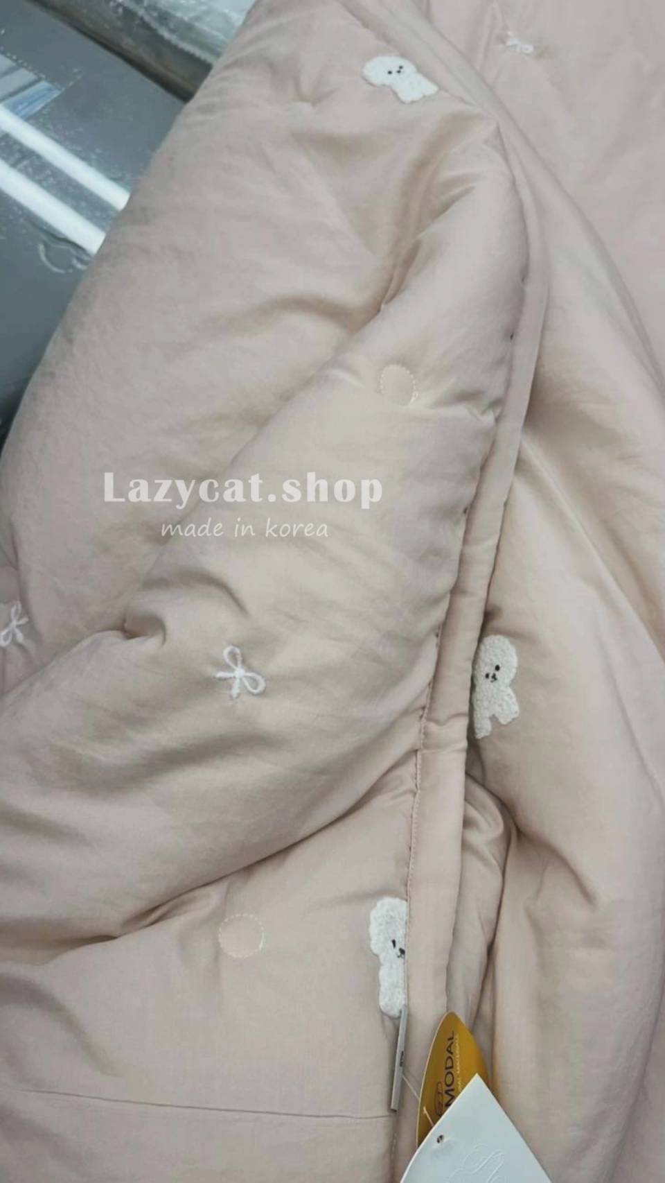 1683477_0 (預購)【韓國四季被】正韓🇰🇷比熊蝴蝶結 薄款四季被🎀