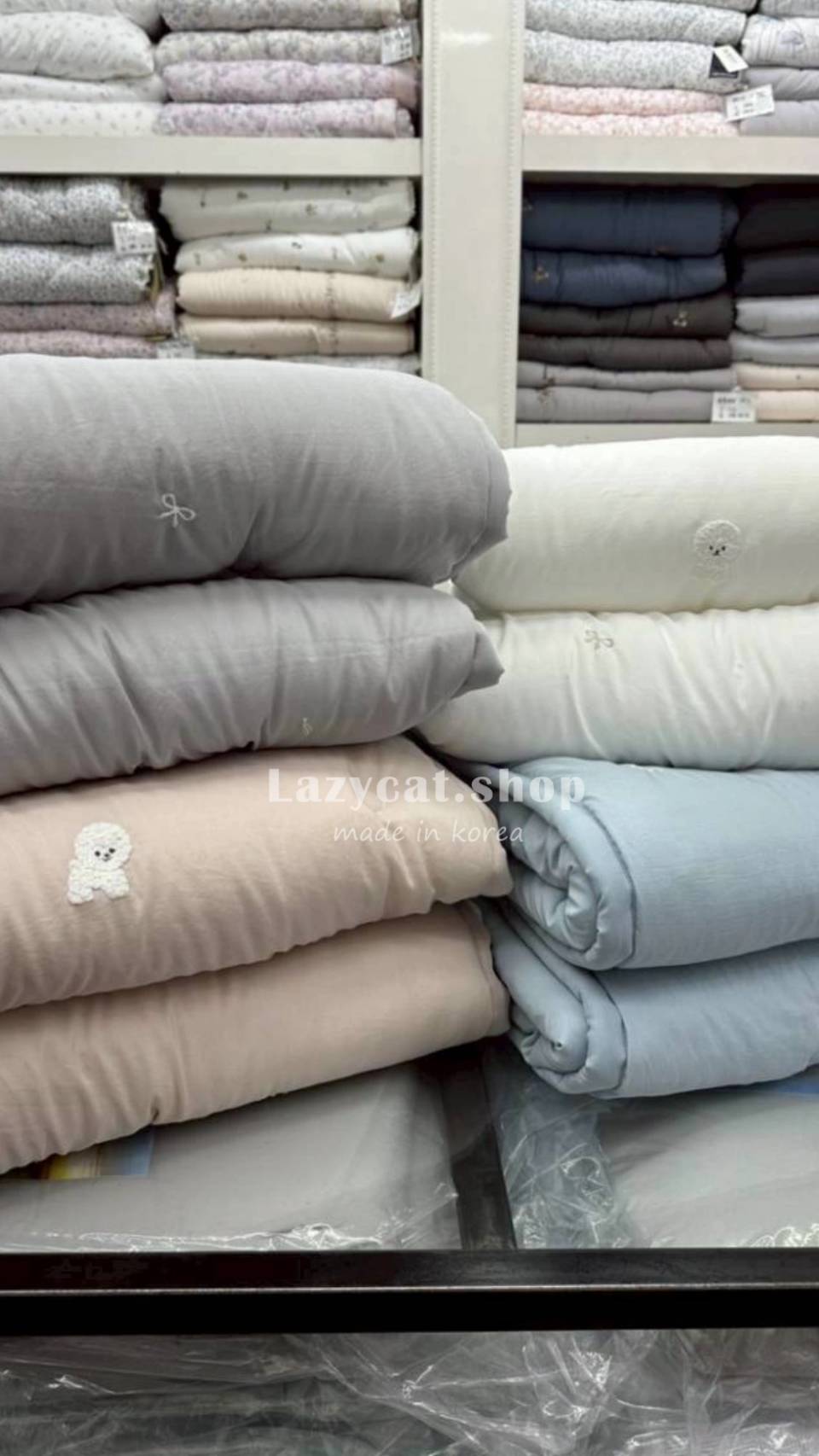 1888298_0 (預購)【韓國四季被】正韓🇰🇷比熊蝴蝶結 薄款四季被🎀