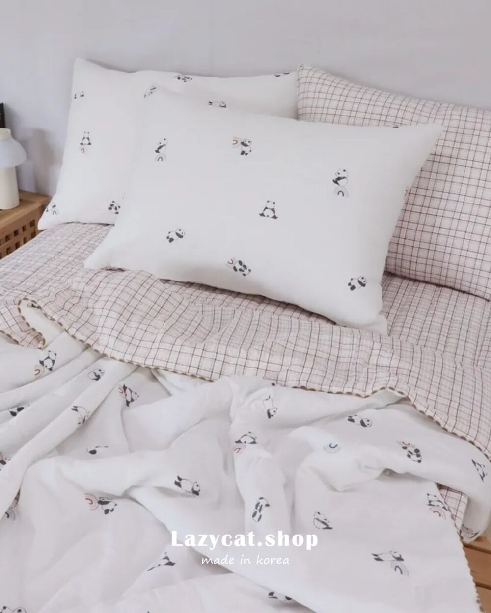 21 (預購)【韓國涼被】正韓🇰🇷彩虹小熊貓🧊涼被