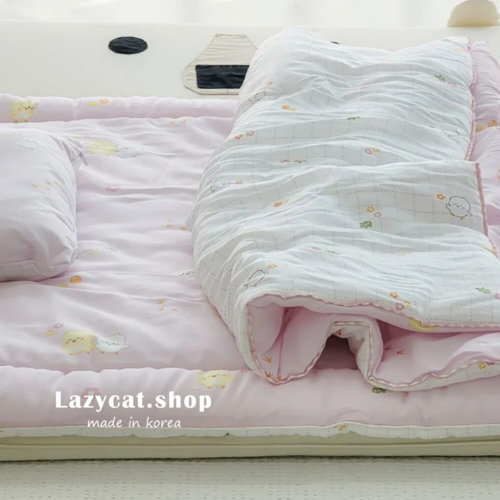 LINE_NOTE_260207_14 (預購)【兒童睡袋】正韓🇰🇷棉被家 可愛小雞兒童睡袋 5件組