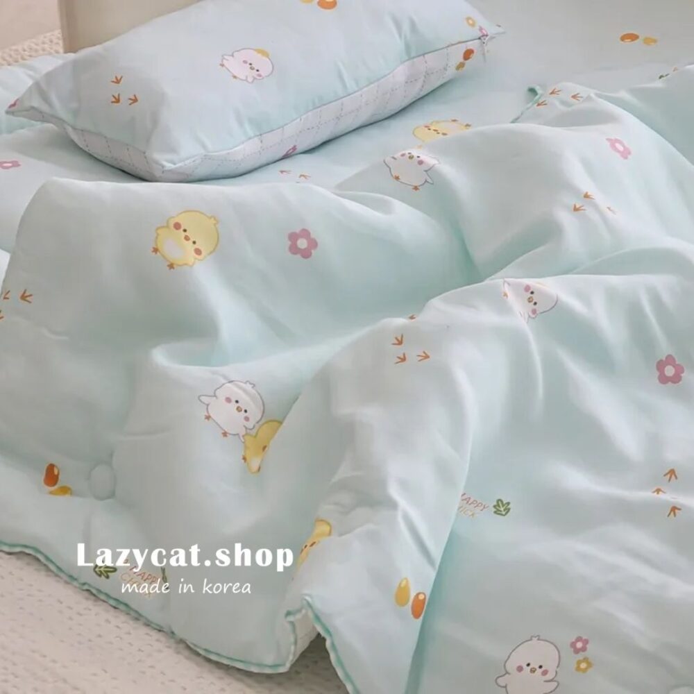 LINE_NOTE_260207_16 (預購)【兒童睡袋】正韓🇰🇷棉被家 可愛小雞兒童睡袋 5件組