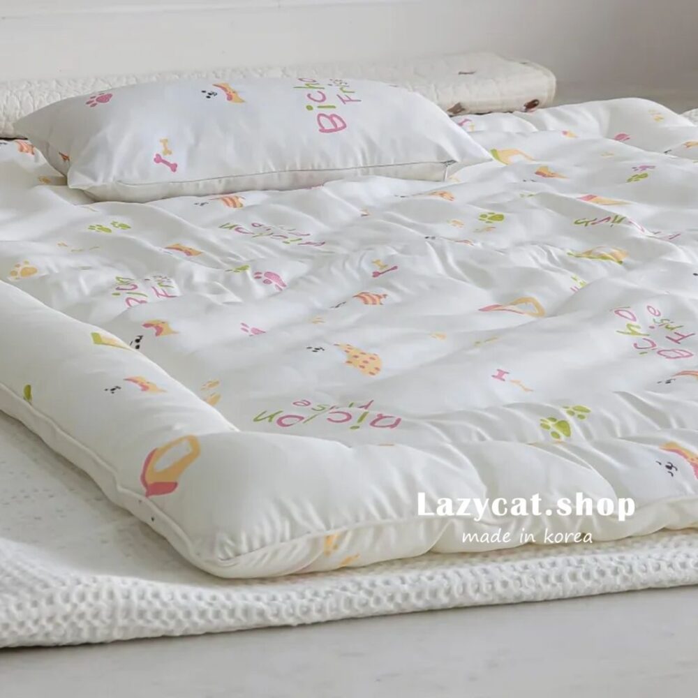 LINE_NOTE_260207_23 (預購)【兒童睡袋】正韓🇰🇷棉被家 比熊小窩兒童睡袋 5件組