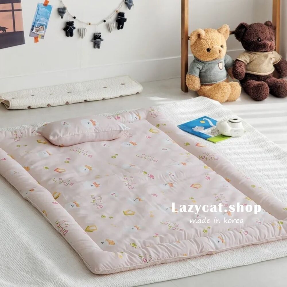 LINE_NOTE_260207_25 (預購)【兒童睡袋】正韓🇰🇷棉被家 比熊小窩兒童睡袋 5件組