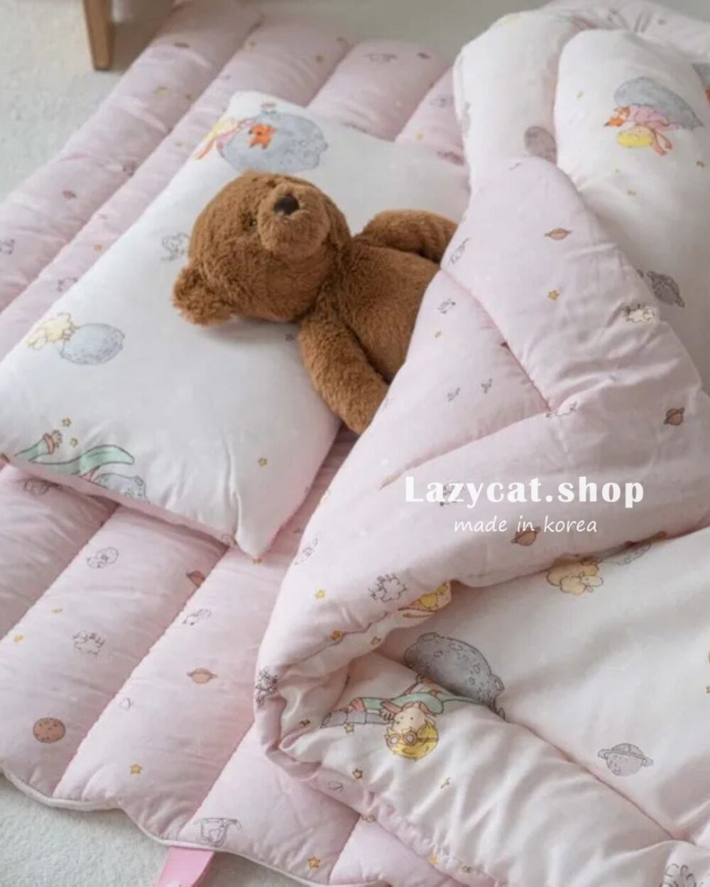(預購)【兒童睡袋】正韓🇰🇷棉被家 小王子兒童睡袋 4件組
