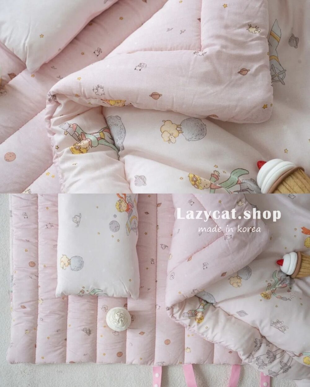 LINE_NOTE_260207_33 (預購)【兒童睡袋】正韓🇰🇷棉被家 小王子兒童睡袋 4件組