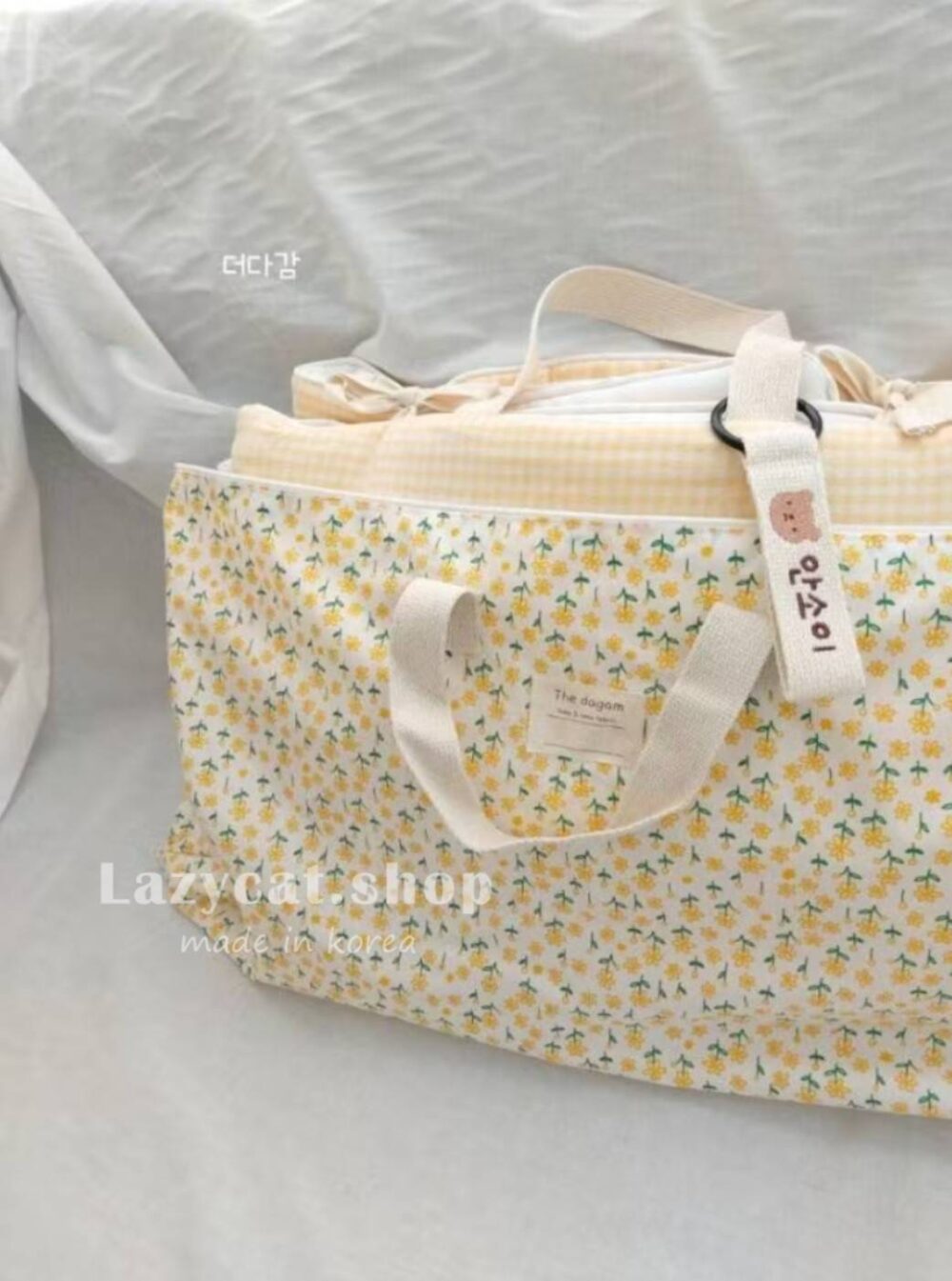 LINE_NOTE_260207_58 (預購)【兒童睡袋】正韓🇰🇷TD家清新小格子 純棉兒童睡袋4件組