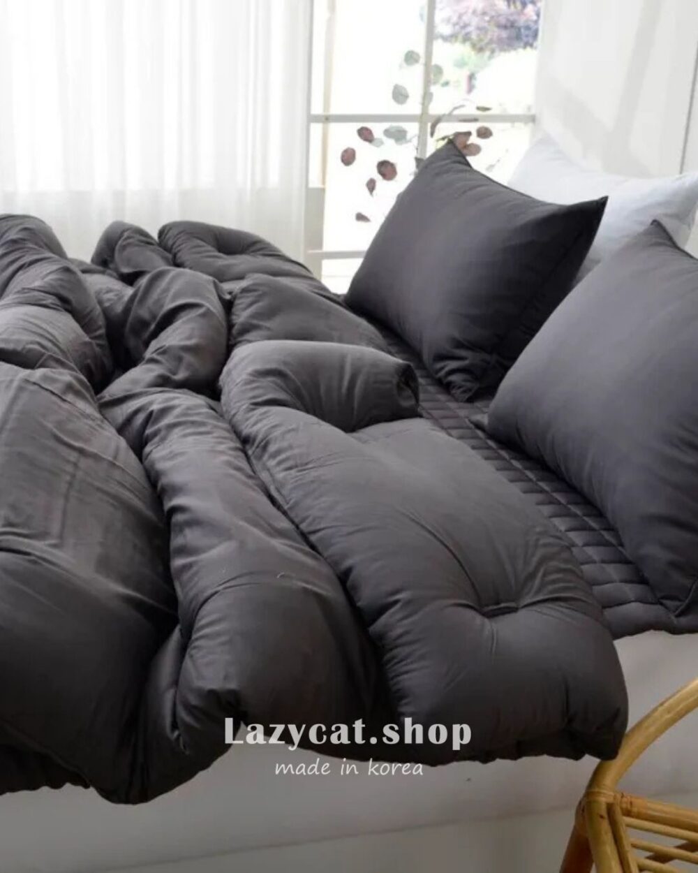 LINE_NOTE_260212_1 (預購)【韓國四季被】正韓🇰🇷無印素色百搭 厚款四季被🩶