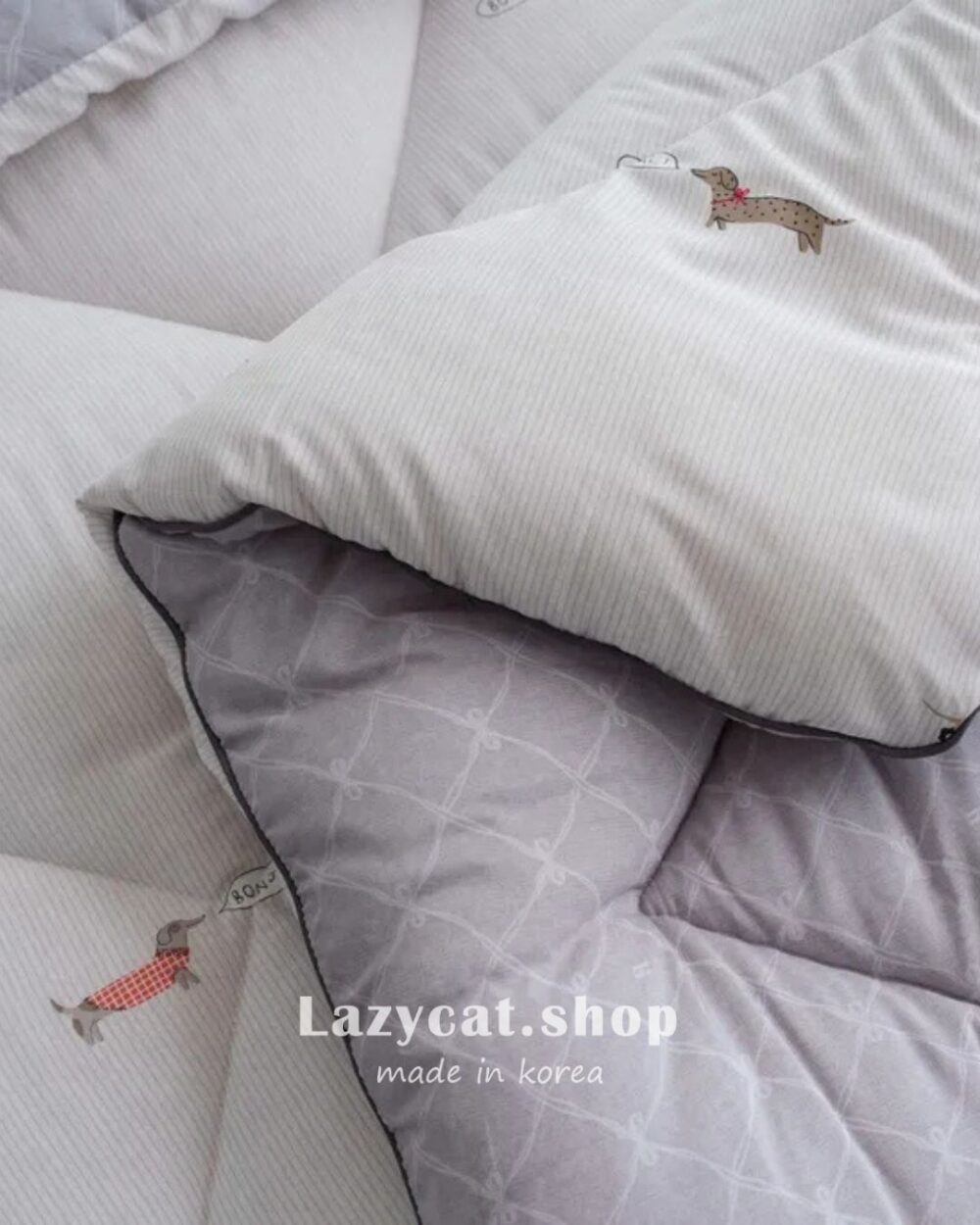 LINE_NOTE_260215_14 (預購)【韓國四季被】正韓🇰🇷Bonjour臘腸狗 厚款四季被🐶(只有單人)