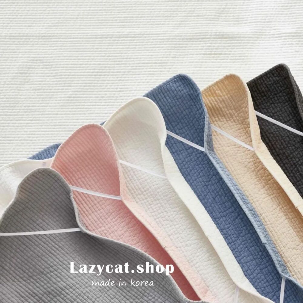 LINE_NOTE_260215_49 (預購)【韓國保潔墊】正韓🇰🇷韓國素色100%有機純棉 枕頭保潔墊(6色)