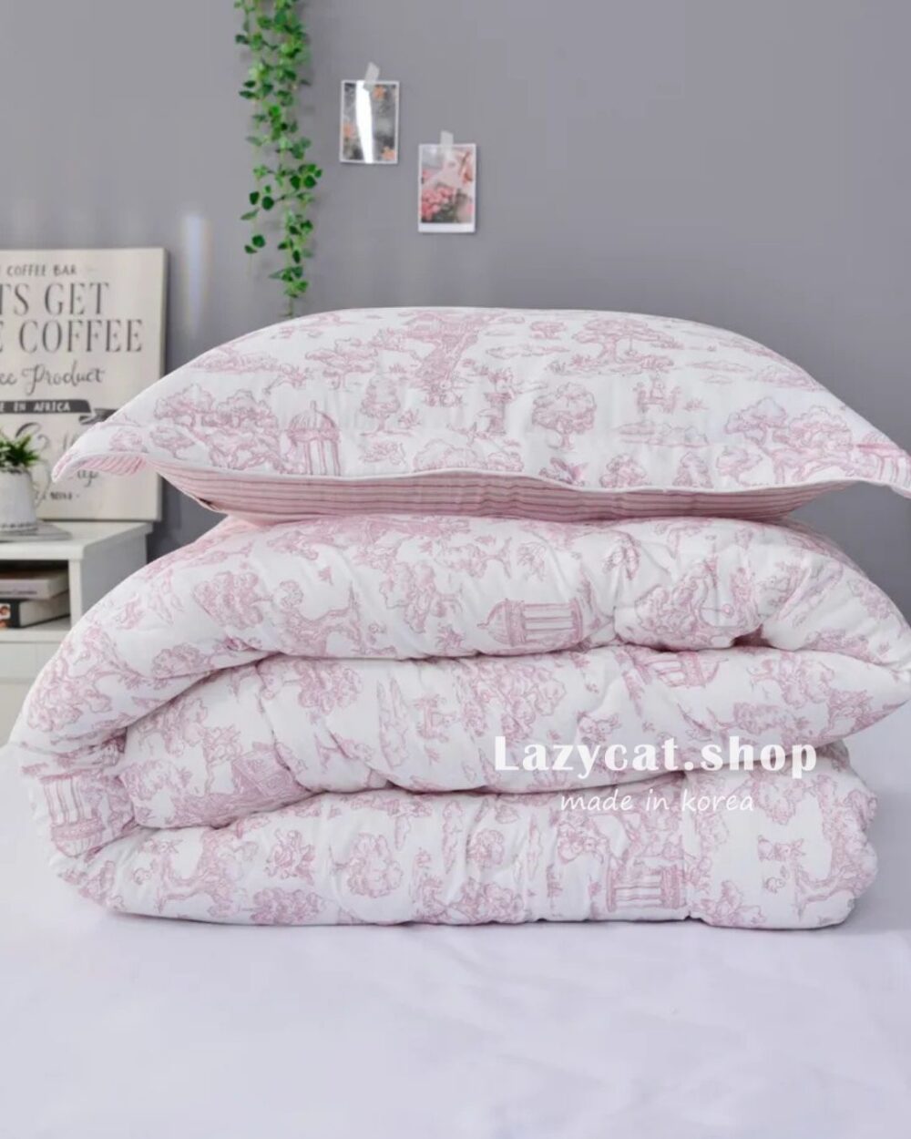 (預購)【韓國四季被】正韓🇰🇷浪漫田園兔兔 厚款四季被🍃