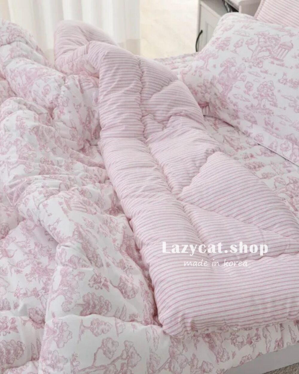LINE_NOTE_260216_54 (預購)【韓國四季被】正韓🇰🇷浪漫田園兔兔 厚款四季被🍃