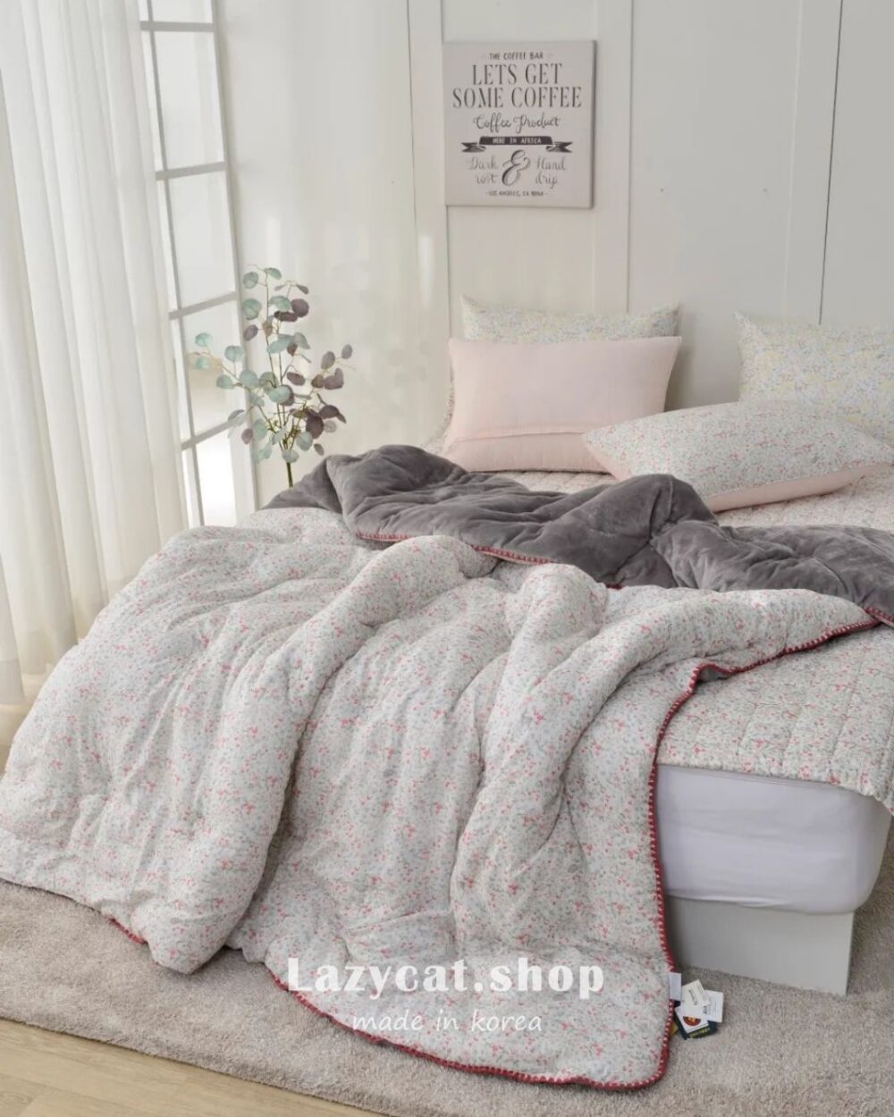 LINE_NOTE_260216_6 (預購)【韓國冬被】正韓🇰🇷碎花斑比森林🌡️雙材質冬被