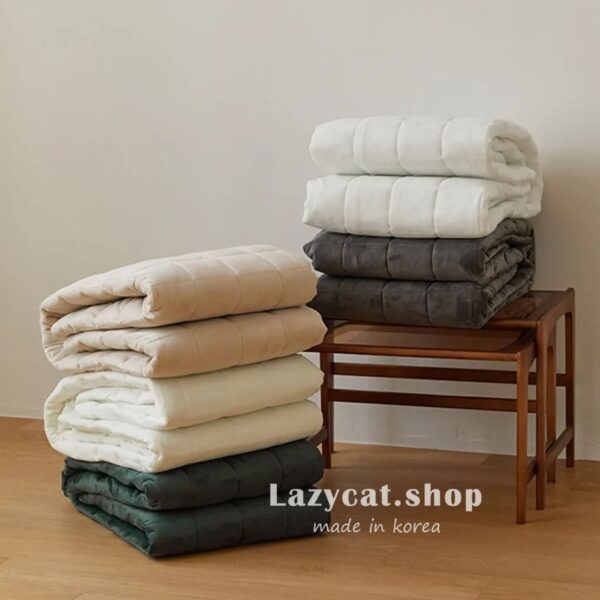 LINE_NOTE_260216_65 (預購)【韓國床墊】正韓🇰🇷maatila素面毛絨格子🌡️冬季床墊(三個尺寸)