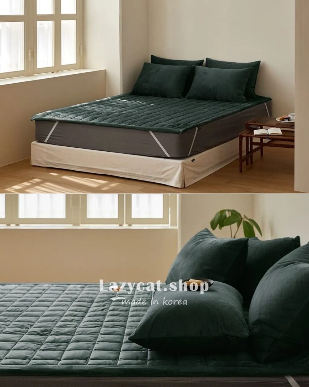 LINE_NOTE_260216_77 (預購)【韓國床墊】正韓🇰🇷maatila素面毛絨格子🌡️冬季床墊(三個尺寸)