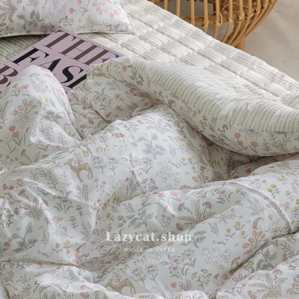 LINE_NOTE_260216_80 (預購)【韓國四季被】正韓🇰🇷條紋花季 厚款四季被🍃