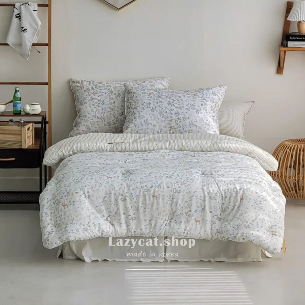 LINE_NOTE_260216_81 (預購)【韓國四季被】正韓🇰🇷條紋花季 厚款四季被🍃