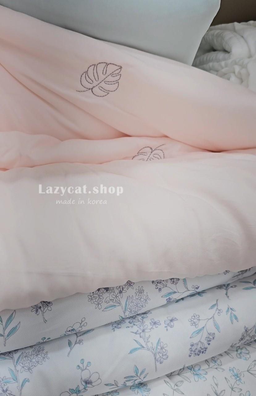 LINE_NOTE_260224_16 (預購)【韓國涼被】正韓🇰🇷刺繡小葉子🧊涼被