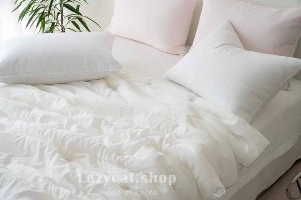 LINE_NOTE_260224_18 (預購)【韓國涼被】正韓🇰🇷刺繡小葉子🧊涼被