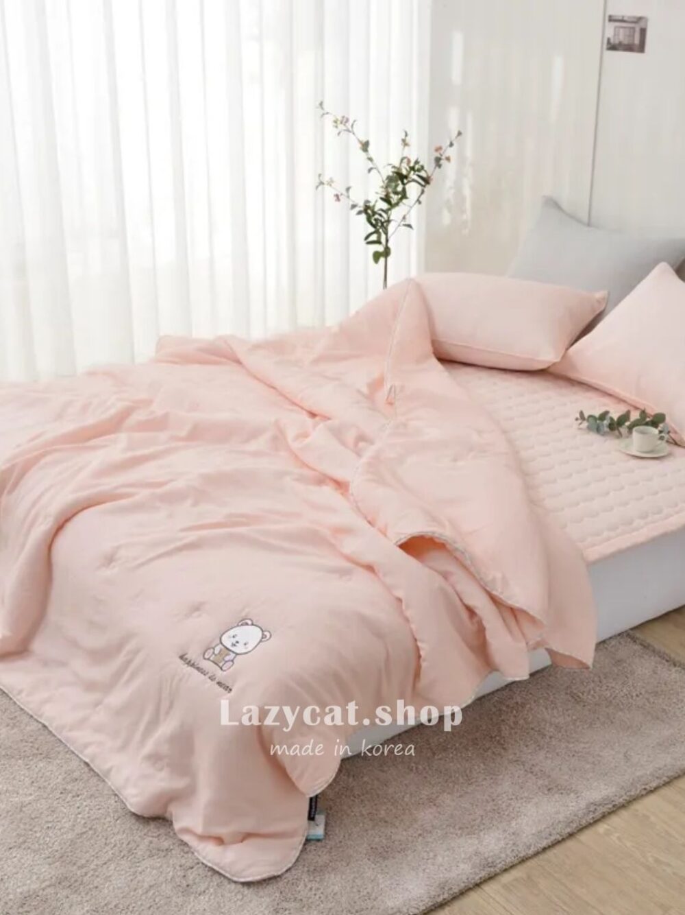 LINE_NOTE_260224_2 (預購)【韓國涼被】正韓🇰🇷幸福熊熊刺繡🧊涼被