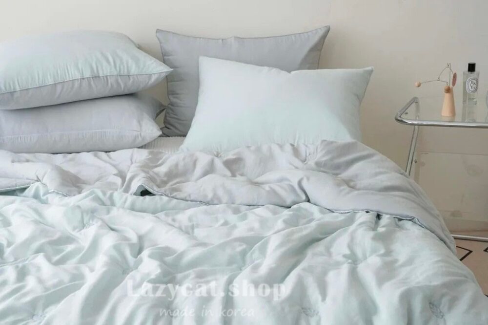 LINE_NOTE_260224_20 (預購)【韓國涼被】正韓🇰🇷刺繡小葉子🧊涼被