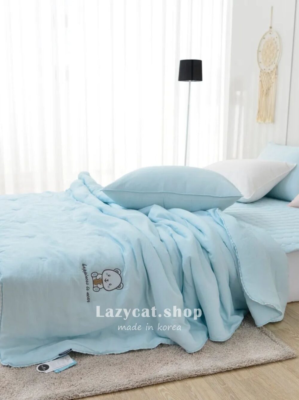 LINE_NOTE_260224_3 (預購)【韓國涼被】正韓🇰🇷幸福熊熊刺繡🧊涼被