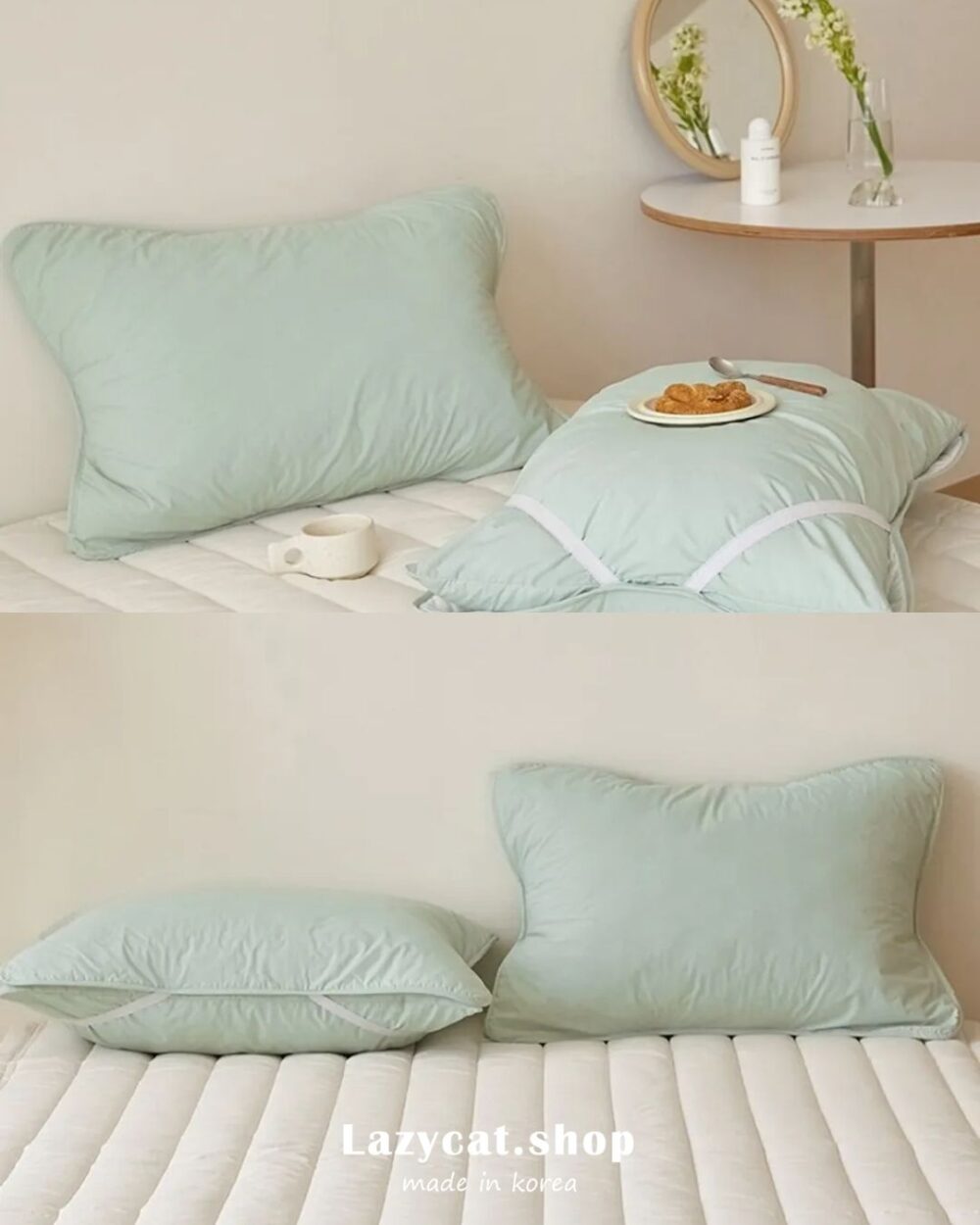 Z3220 (8) (預購)【韓國保潔墊】正韓🇰🇷韓國五星級想睡保潔墊 60支高密度純棉(10色)