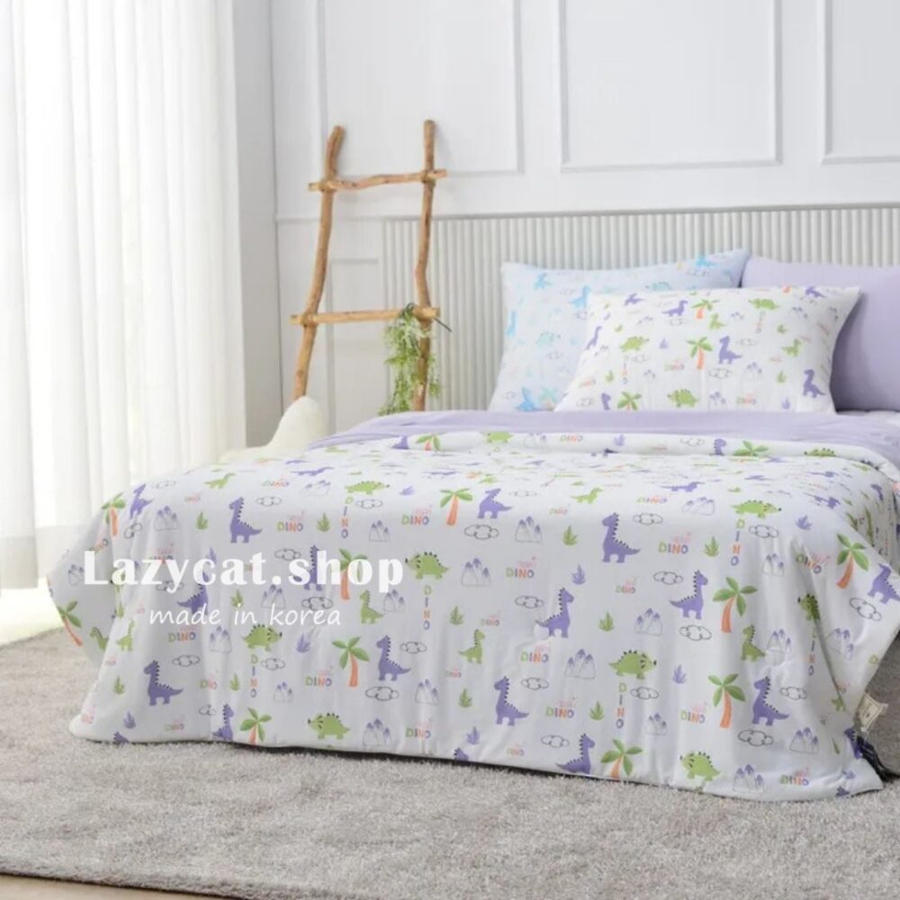 13 (預購)【韓國涼被】韓國OEM🇰🇷侏儸紀小恐龍 -7.9度涼被(只有單人)