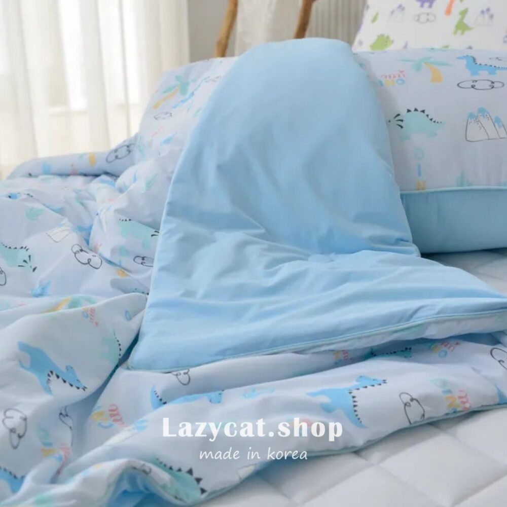 16 (預購)【韓國涼被】韓國OEM🇰🇷侏儸紀小恐龍 -7.9度涼被(只有單人)