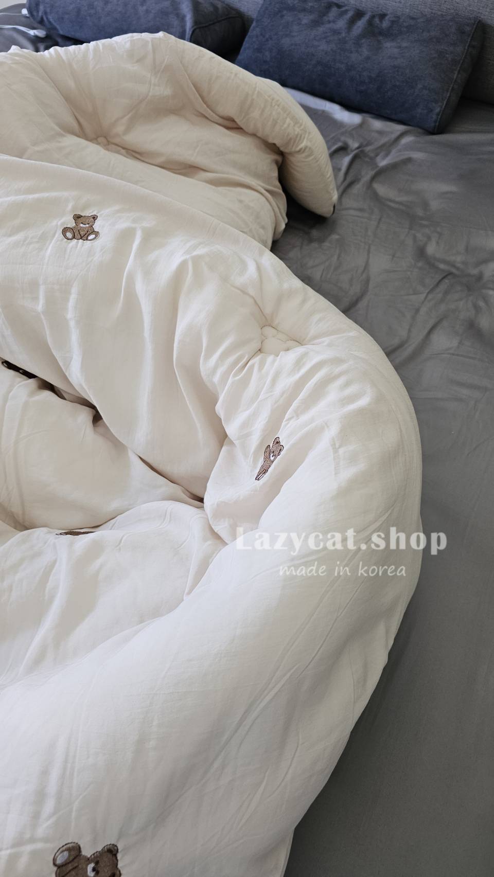 1692104_0 (預購)【韓國四季被】正韓🇰🇷全身熊熊刺繡 厚款四季被