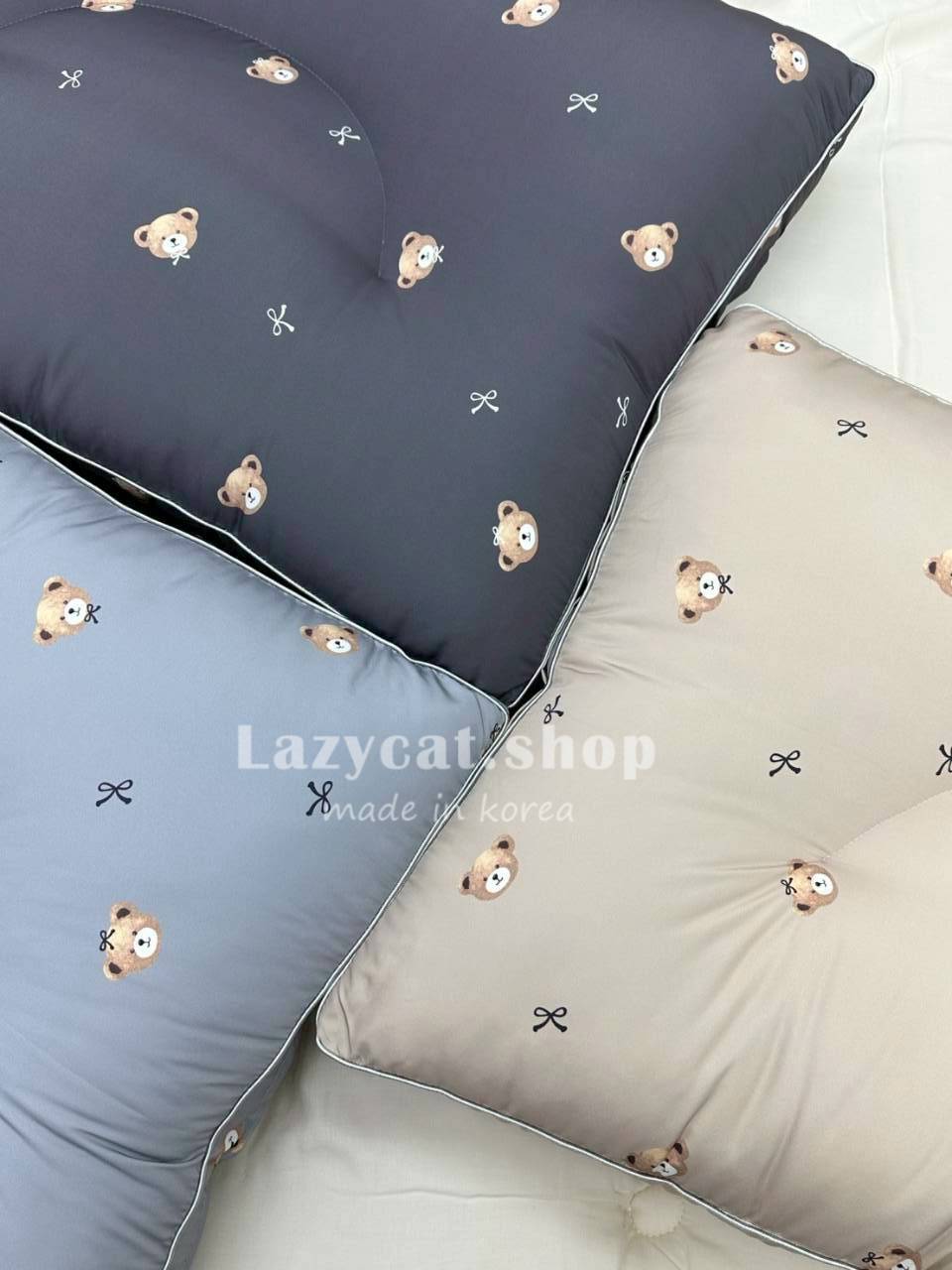 1709002_0 (預購)【韓國枕頭】正韓🇰🇷好評三秒枕 小熊蝴蝶結 抗蟎枕頭