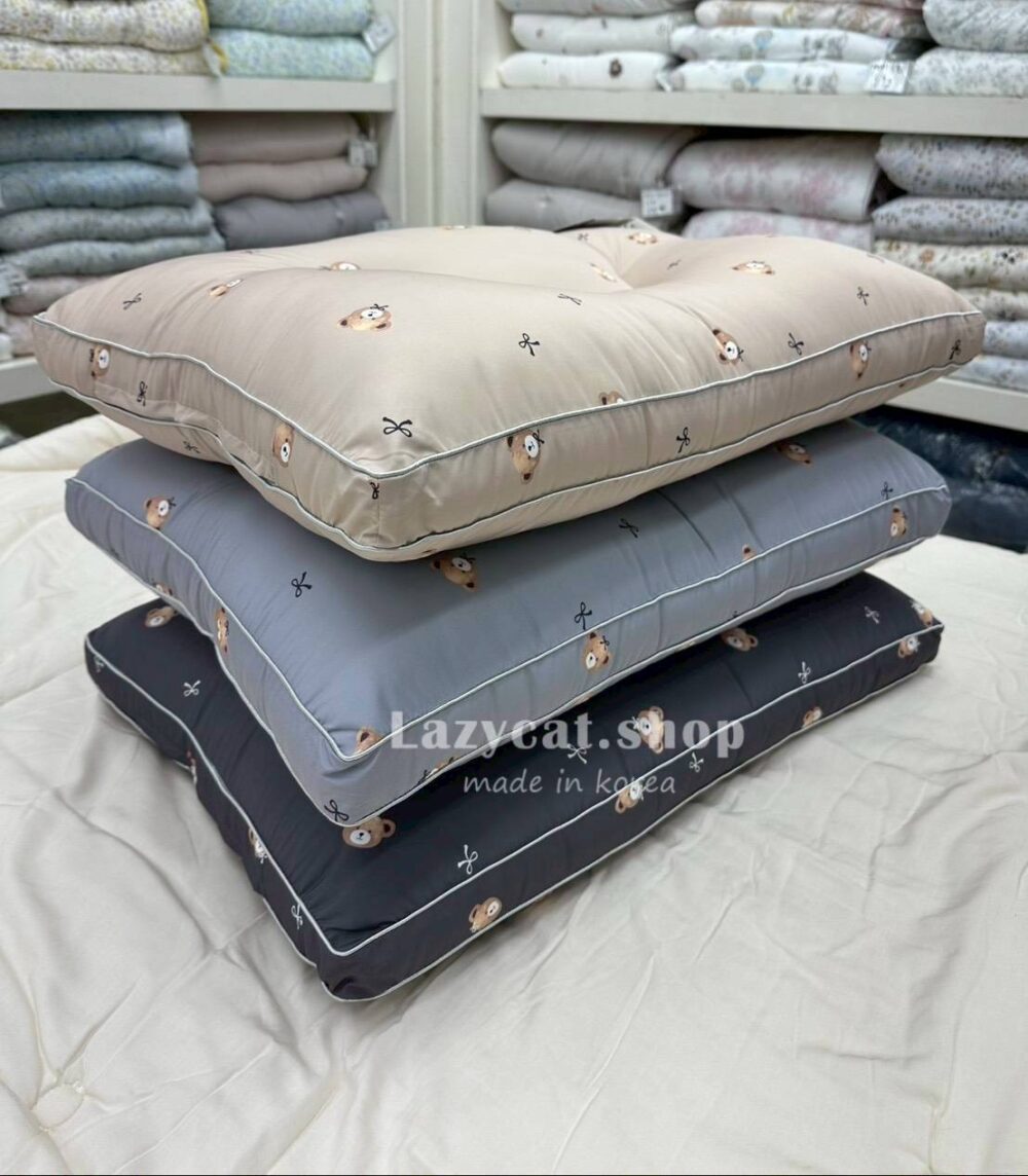 1709003_0 (預購)【韓國枕頭】正韓🇰🇷好評三秒枕 小熊蝴蝶結 抗蟎枕頭