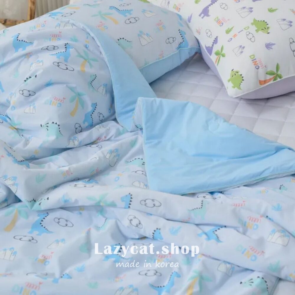 18 (預購)【韓國涼被】韓國OEM🇰🇷侏儸紀小恐龍 -7.9度涼被(只有單人)