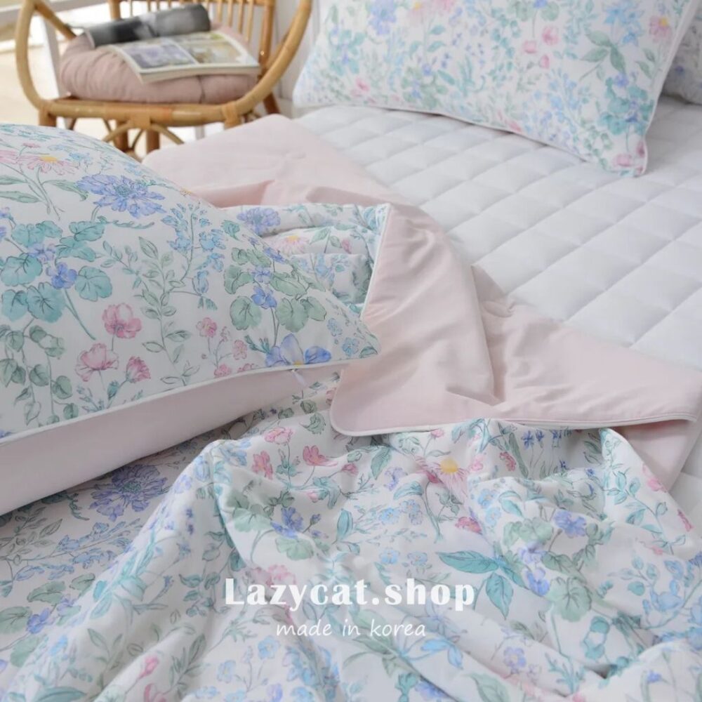 26SS0309-3 (預購)【韓國涼被】韓國OEM🇰🇷夏日花園 -7.9度涼被