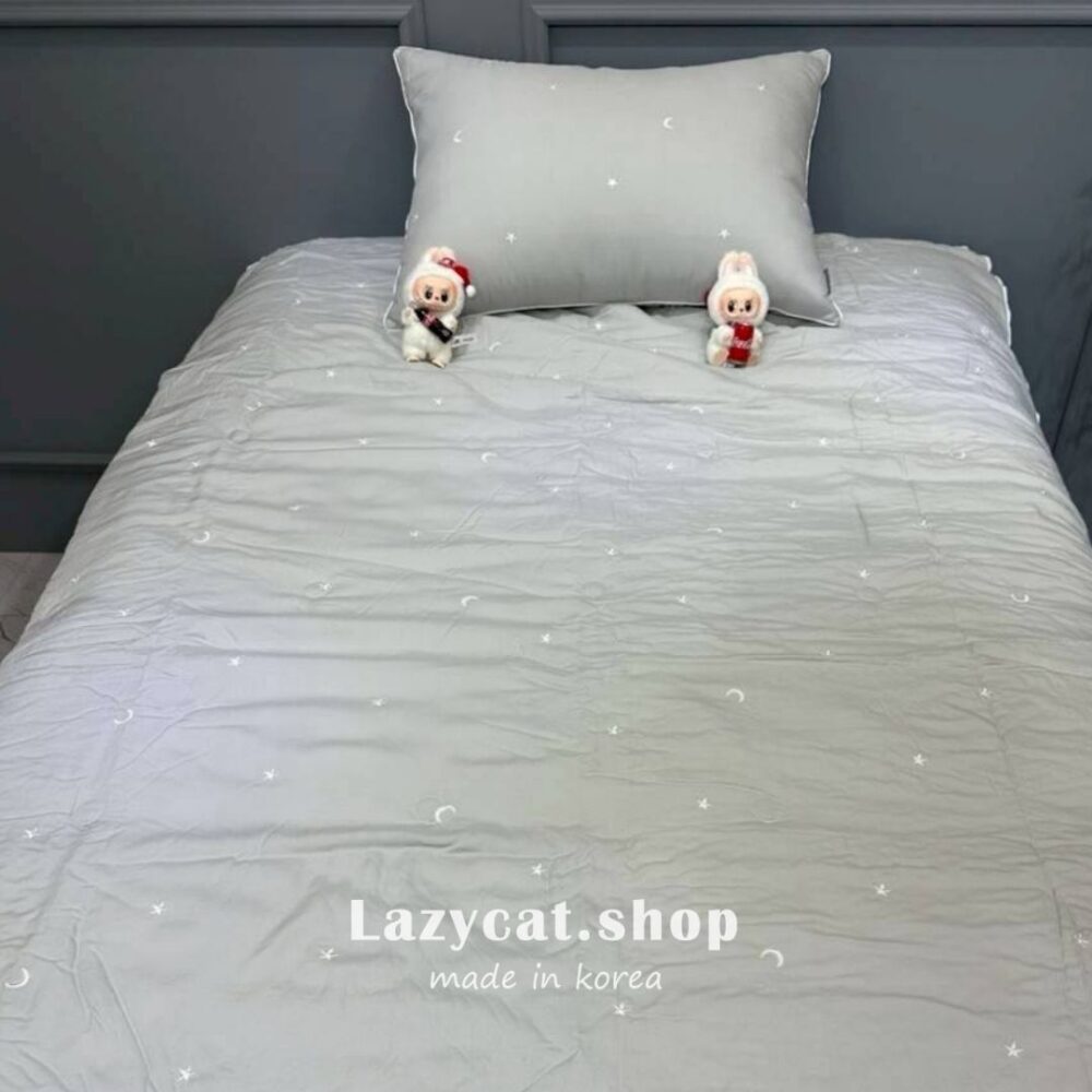 26ss0309 (3) (預購)【韓國涼被】正韓🇰🇷天絲星星月亮🧊雙材質涼被