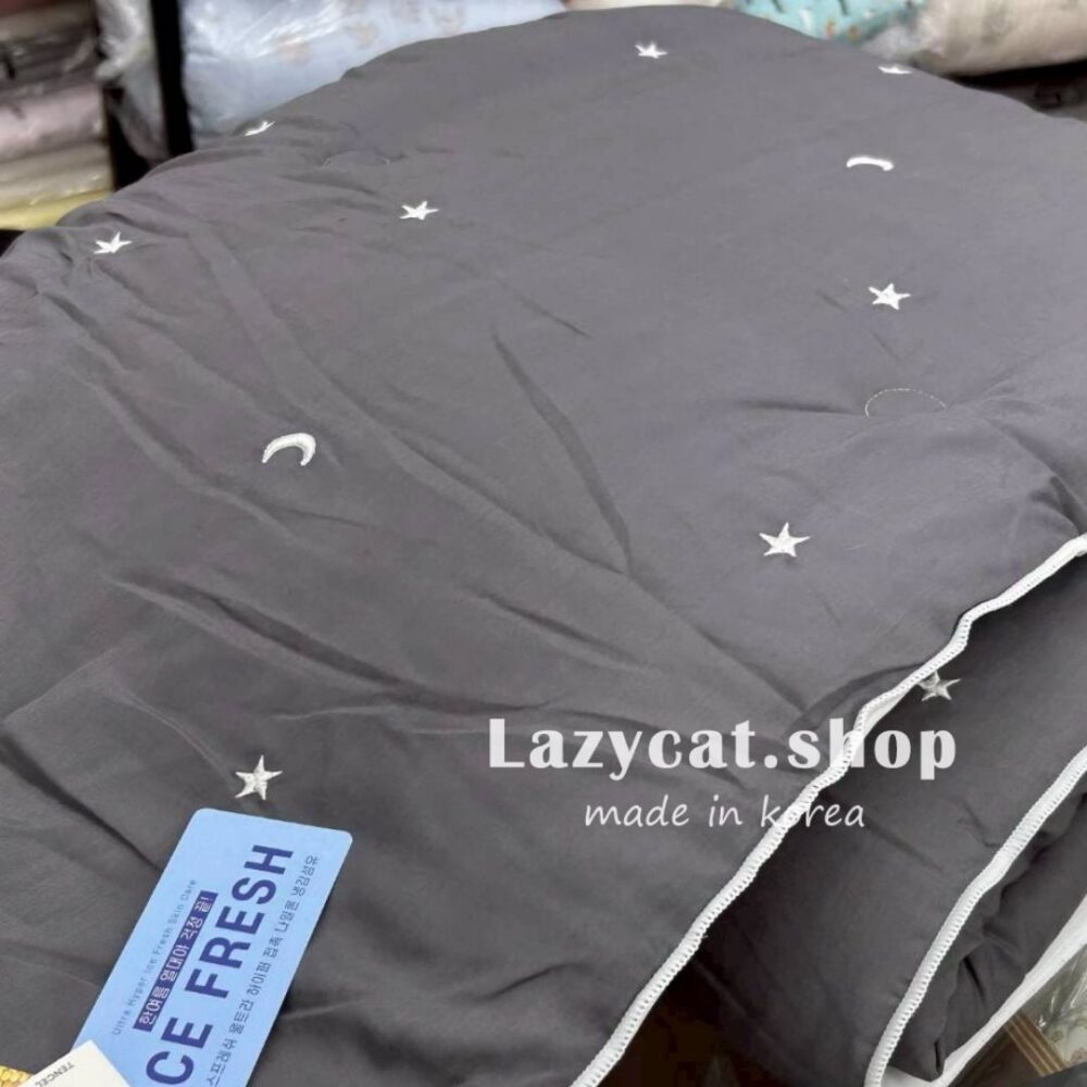 26ss0309 (4) (現貨)【韓國涼被】正韓🇰🇷天絲星星月亮🧊雙材質涼被