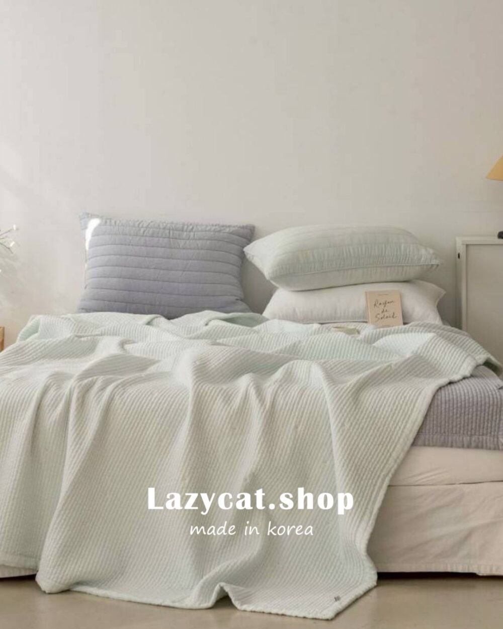 50 (預購)【韓國兩用被】正韓🇰🇷刺繡小雛菊 天絲兩用被(可鋪可蓋)