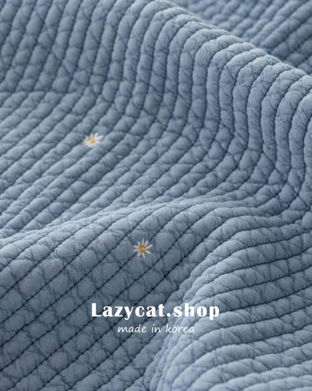 54 (預購)【韓國兩用被】正韓🇰🇷刺繡小雛菊 天絲兩用被(可鋪可蓋)