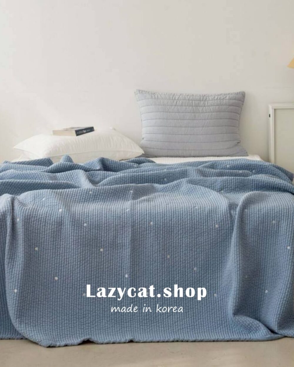 55 (預購)【韓國兩用被】正韓🇰🇷刺繡小雛菊 天絲兩用被(可鋪可蓋)